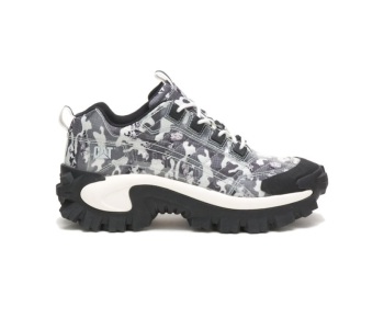 Caterpillar Sneakers South Africa Intruder Shoe Black Camo - Cat Shoes For Women - RB6471209